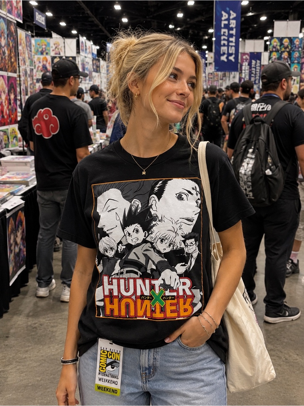 Black Graphic Short-Sleeve Tee - Hunter Design